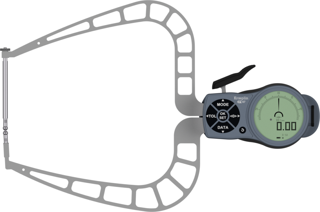 Medidor Externo Digital K450B Diatest